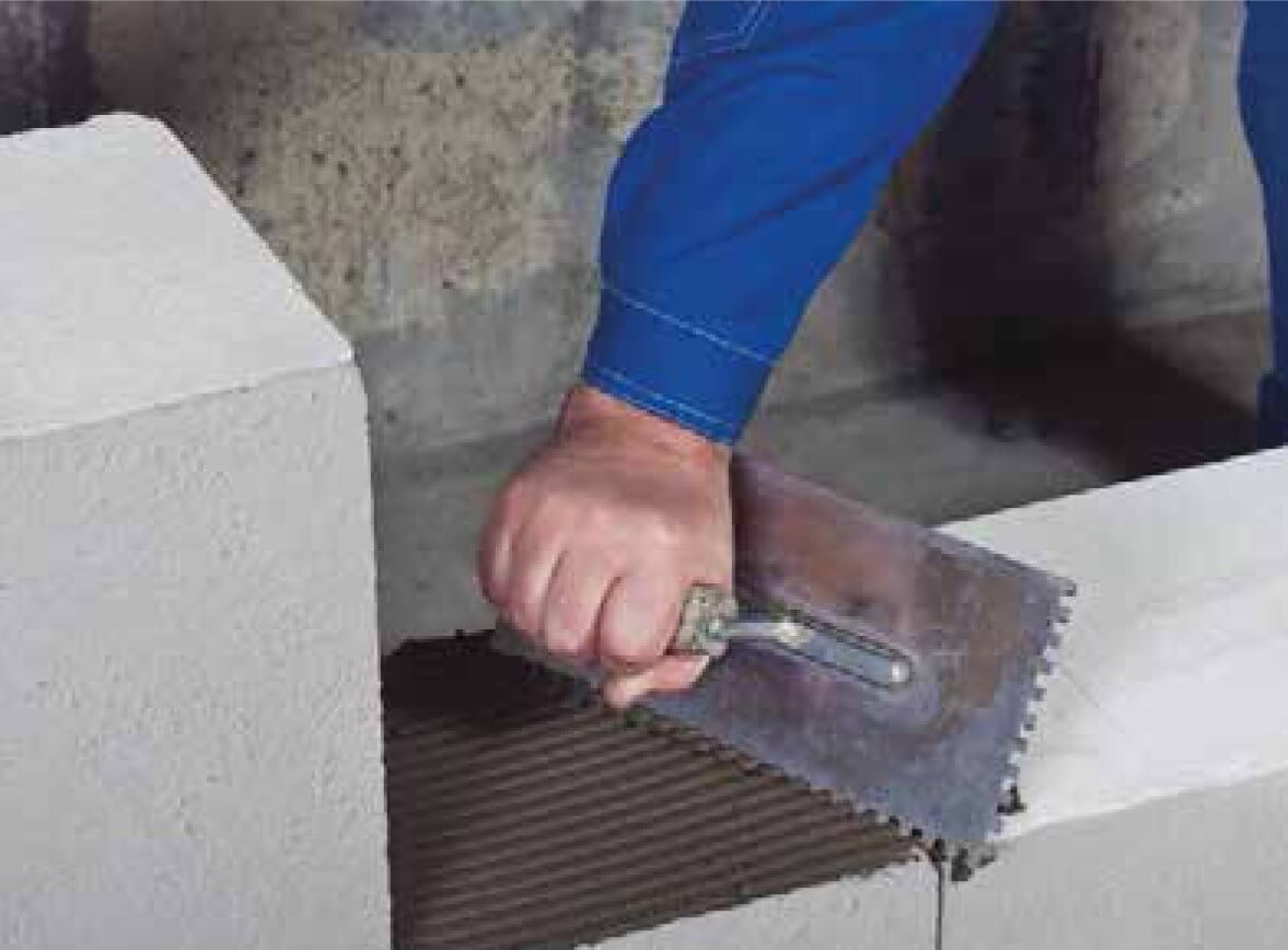 Клей для ячеистого бетона